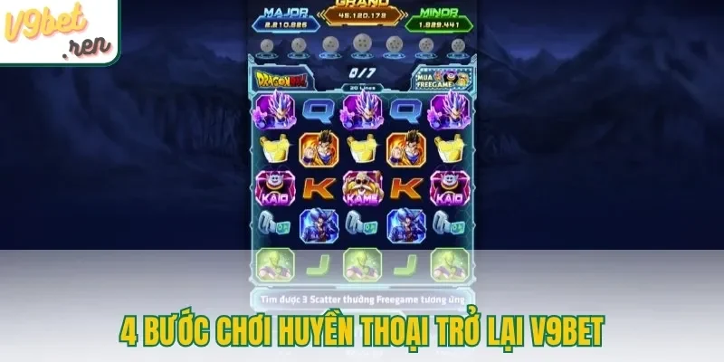 4 bước chơi Huyền Thoại Trở Lại V9bet
