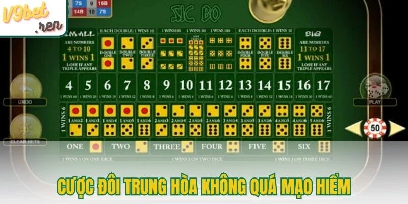 Cược đôi trung hòa không quá mạo hiểm