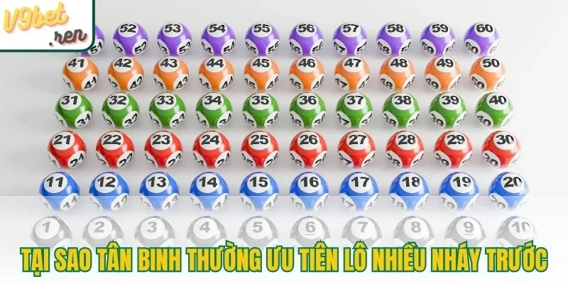 Tại sao tân binh thường ưu tiên lô nhiều nháy trước tiên?